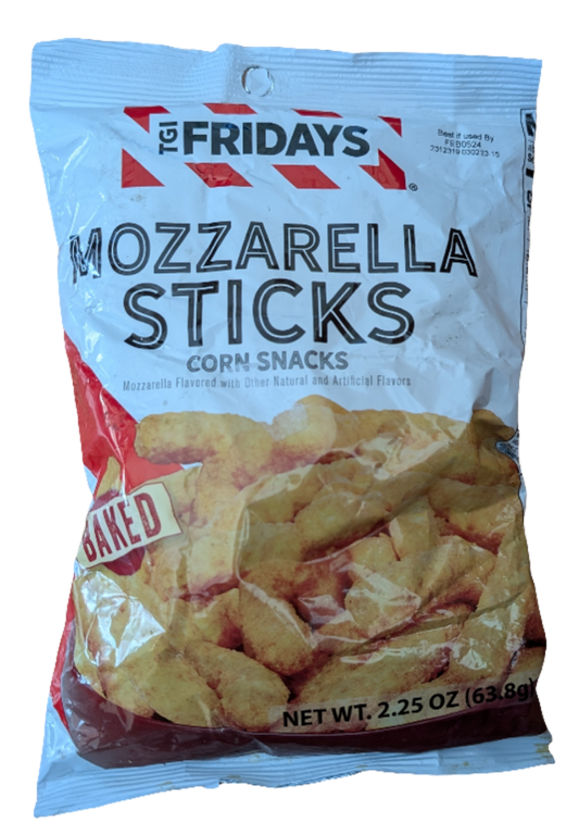 TGI Fridays Mozzarella Sticks Corn Snacks, 2.25 oz