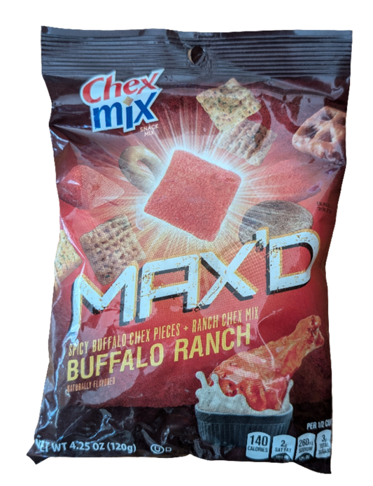 Chex Mix Max'd, Buffalo Ranch, 4.25 oz