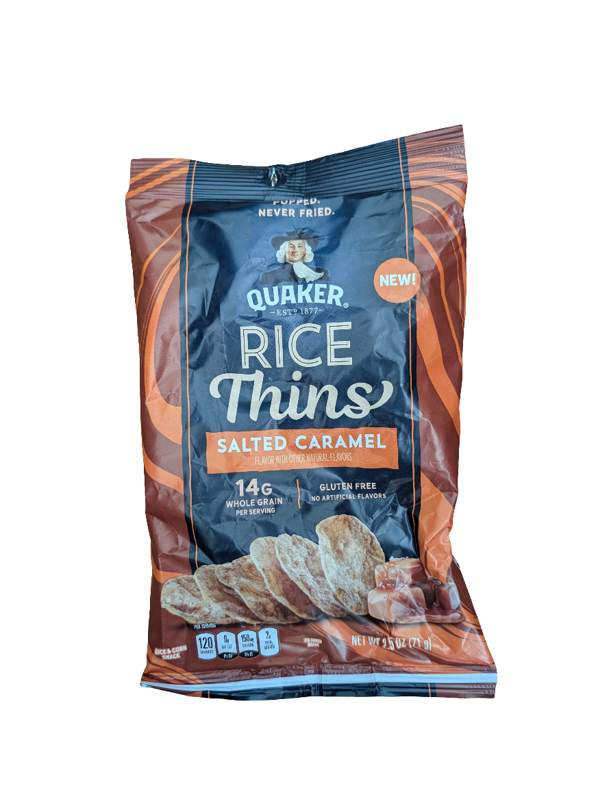 Quaker Rice Thins, Salted Caramel, 2.5 oz