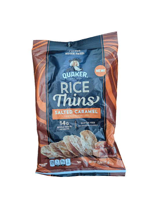 Quaker Rice Thins, Salted Caramel, 2.5 oz