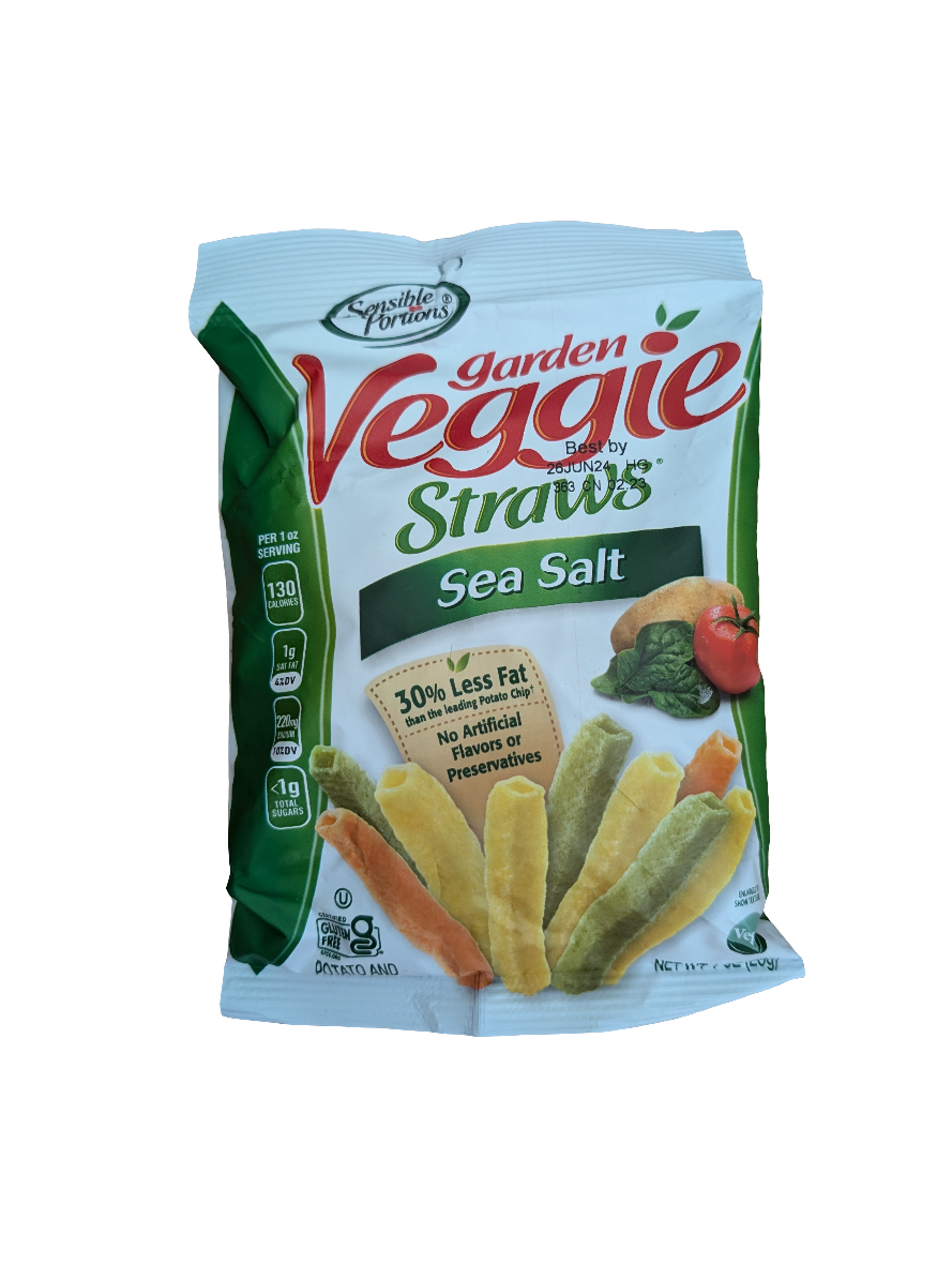 Veggie Straws, Sea Salt, 1 oz