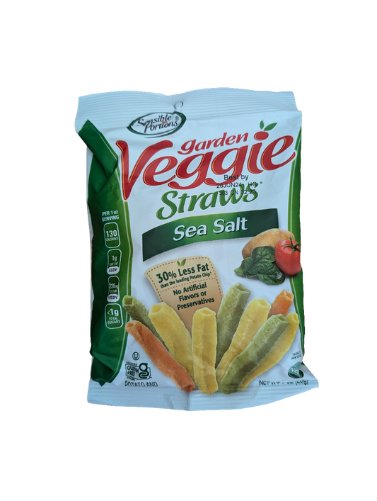 Veggie Straws, Sea Salt, 1 oz