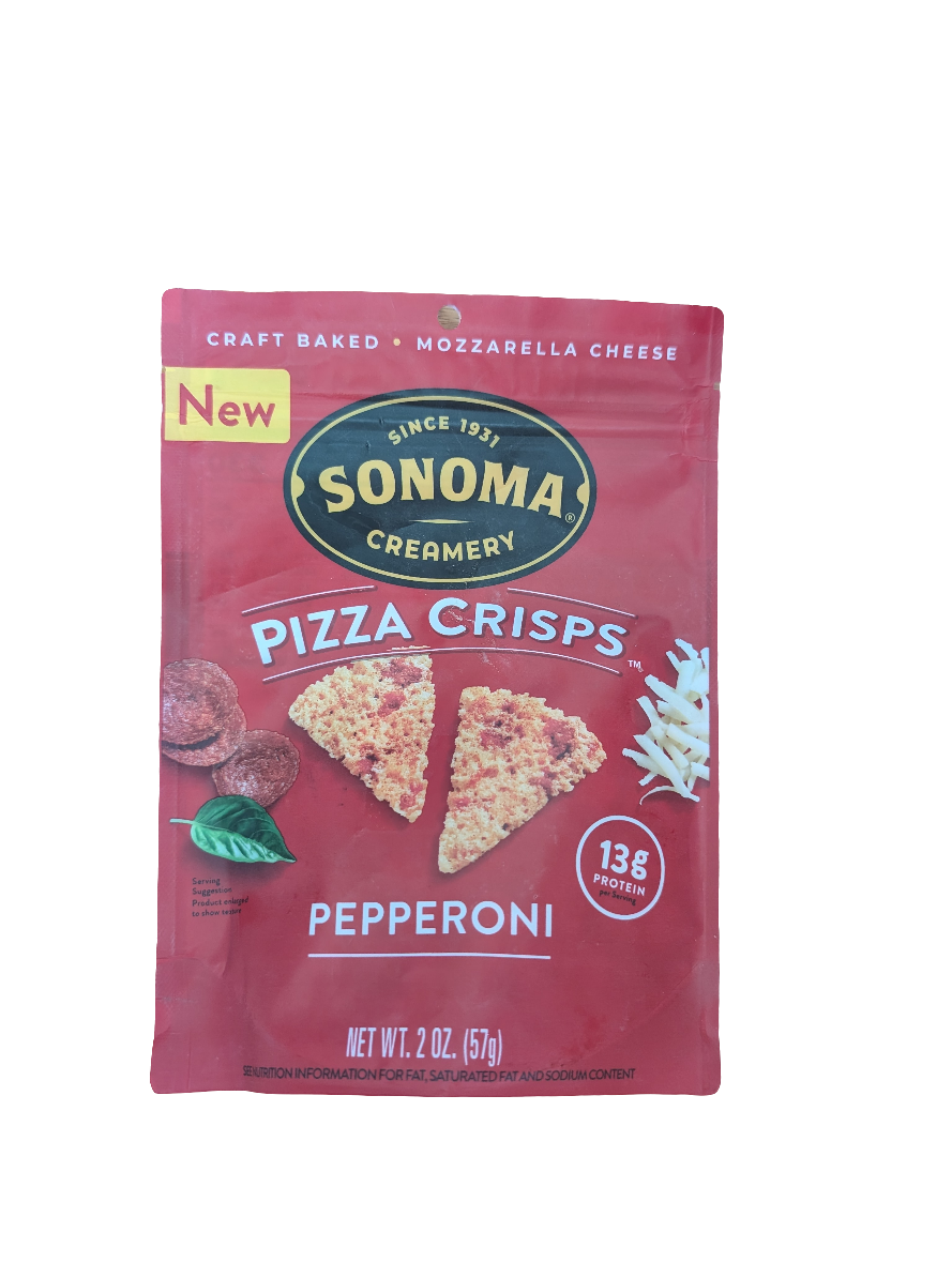 Sonoma Pizza Crisps, Pepperoni, 2 oz