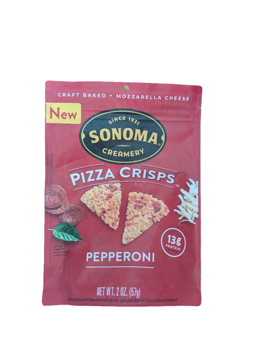 Sonoma Pizza Crisps, Pepperoni, 2 oz