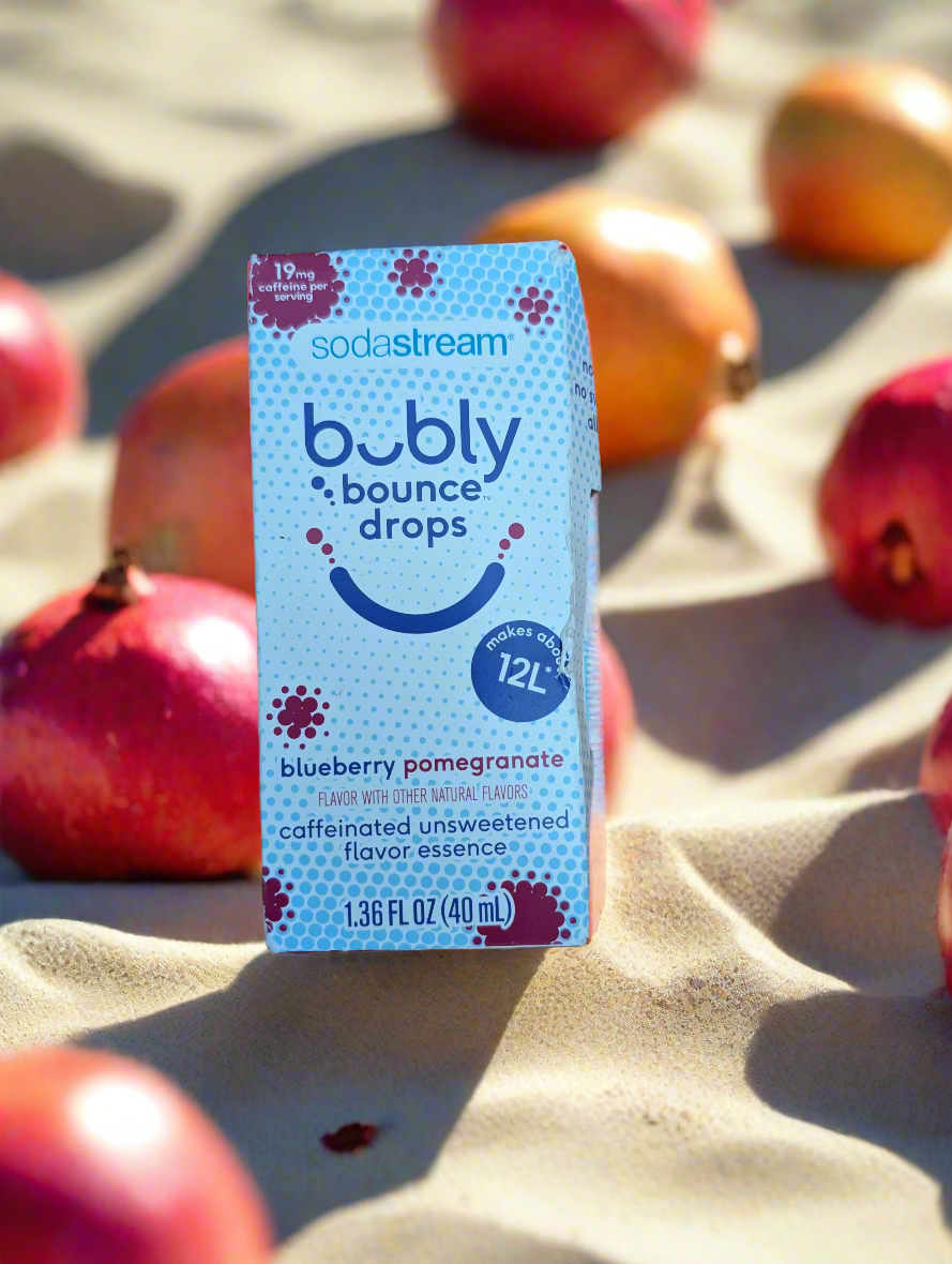 Bubly Bounce Drops, Blueberry Pomegranate, 1.36 fl oz