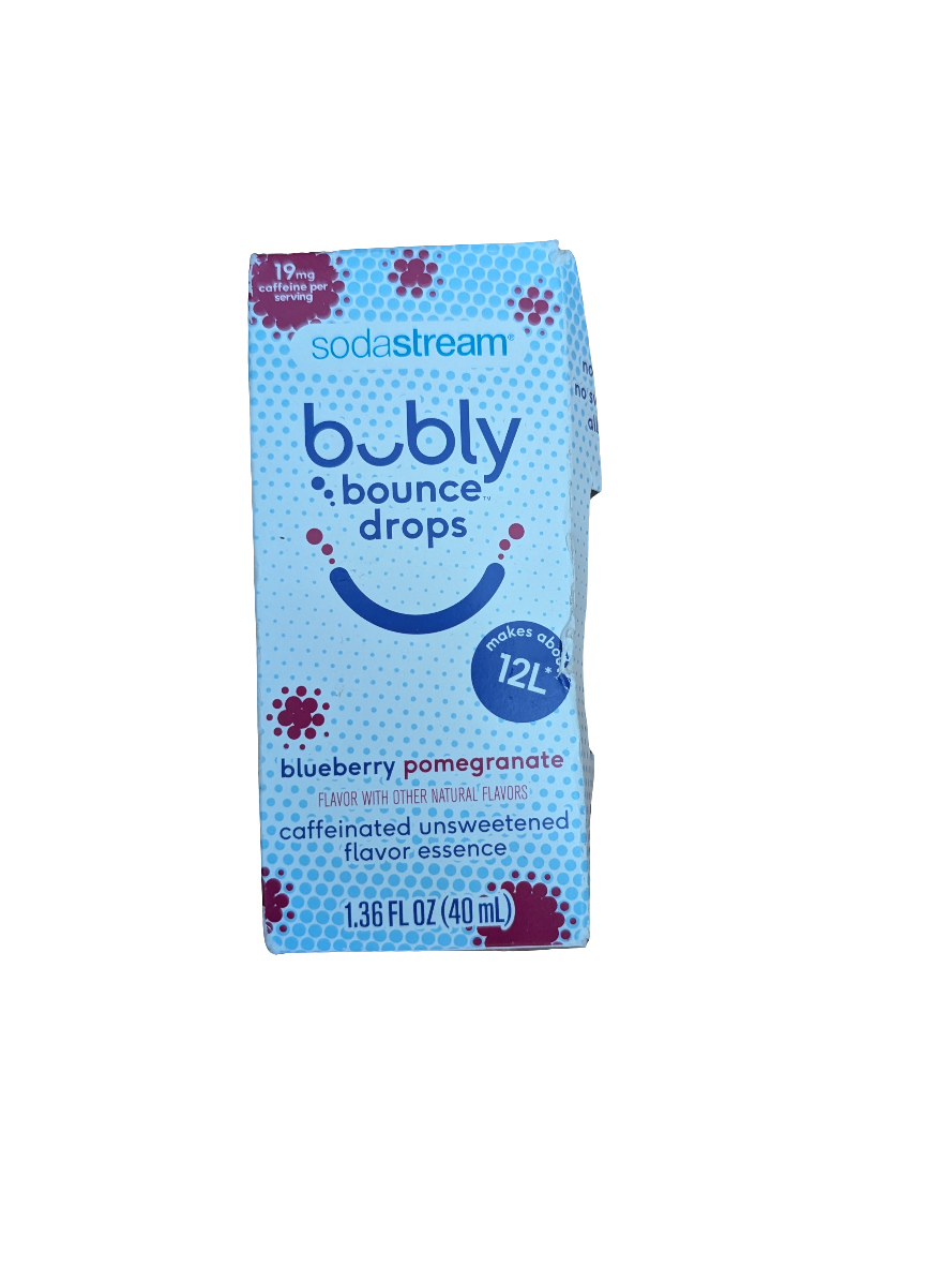 Bubly Bounce Drops, Blueberry Pomegranate, 1.36 fl oz